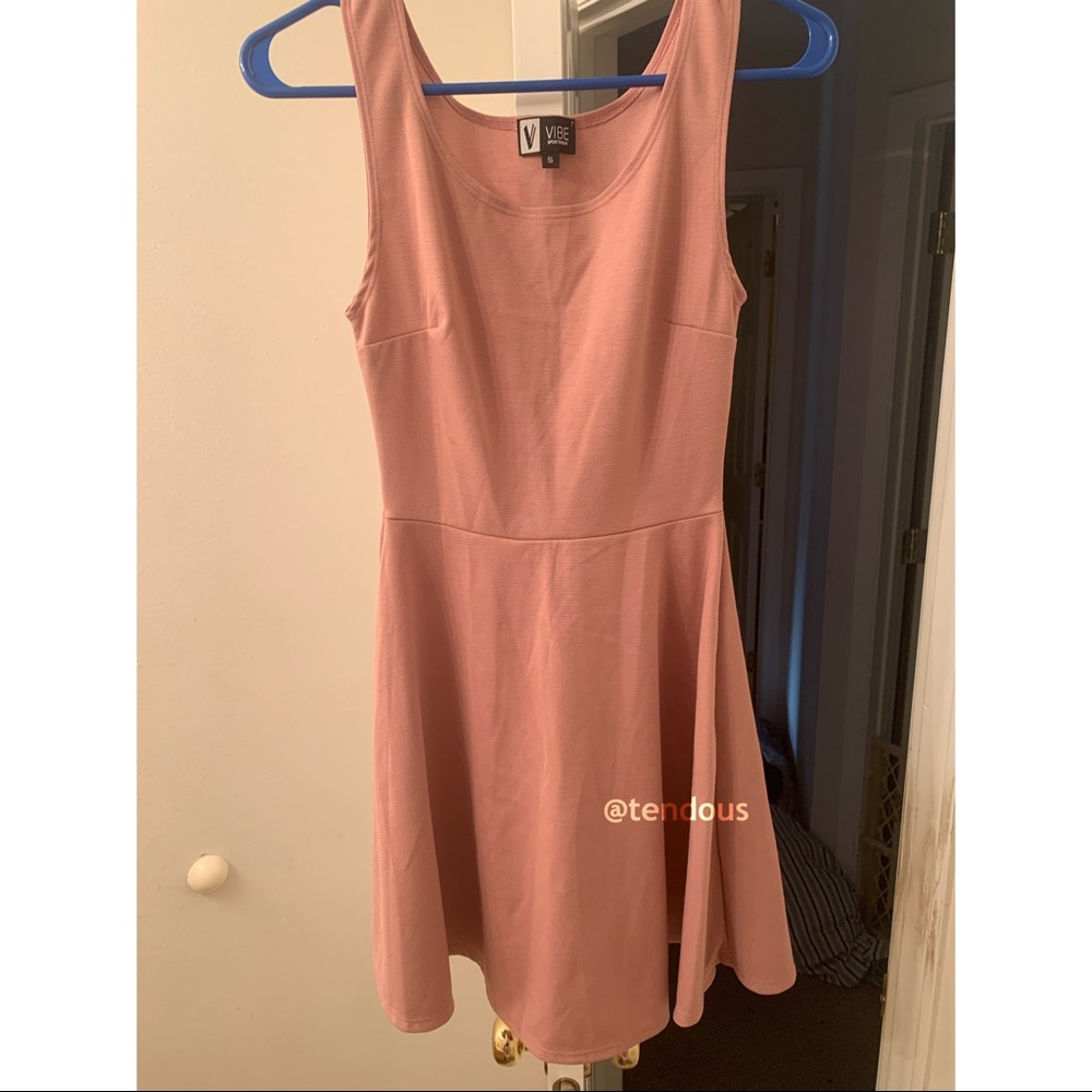 Pink Skater Dress